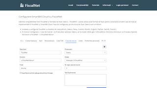 
                            11. Configurare SmartBill Cloud - FiscalNet