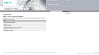
                            5. Configurateurs - Global eBusiness - Siemens France - Industry Mall