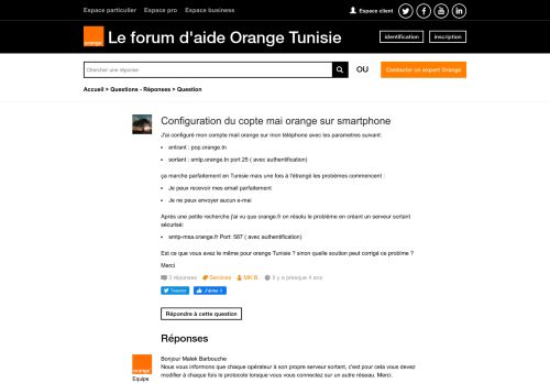 
                            6. Configuration du copte mai orange sur smartphone - Avec Réponse(s)