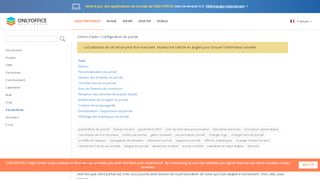 
                            3. Configuration du portail. Premières étapes - office en ... - ONLYOFFICE