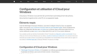 
                            3. Configuration et utilisation d'iCloud pour Windows - Assistance Apple