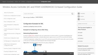 
                            10. Configuration Examples for SSL - Wireless Access Controller (AC and ...