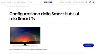 
                            5. Configurazione dello Smart Hub sul mio Smart Tv | Samsung Supporto ...
