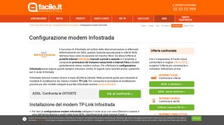 
                            8. Configurazione modem Infostrada | Facile.it