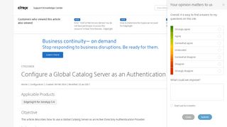 
                            13. Configure a Global Catalog Server as an Authentication Provider