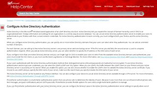 
                            5. Configure Active Directory Authentication - WatchGuard