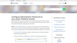 
                            13. Configure Administrator Password on your ZyXEL PK5001Z ...
