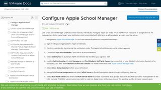 
                            10. Configure Apple School Manager - VMware Docs