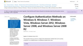 
                            2. Configure Authentication Methods on Windows 8, Windows 7 ...