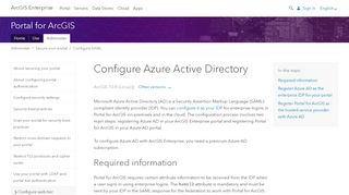 
                            10. Configure Azure Active Directory—Portal for ArcGIS (10.6) | ArcGIS ...