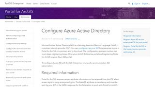 
                            11. Configure Azure Active Directory—Portal for ... - ArcGIS Enterprise