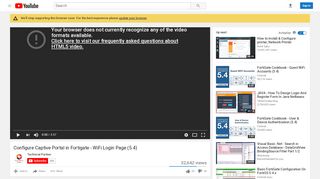 
                            3. Configure Captive Portal in Fortigate - WiFi Login Page (5.4) - YouTube