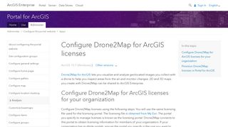 
                            7. Configure Drone2Map for ArcGIS licenses—Portal for ArcGIS (10.6 ...