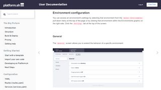 
                            6. Configure environments · Platform.sh Documentation