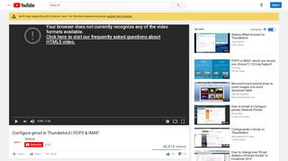 
                            10. Configure gmail in Thunderbird | POP3 & IMAP - YouTube