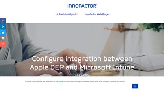 
                            13. Configure integration between Apple DEP and Microsoft Intune