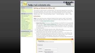 
                            8. Configure Outlook with Office 365 - Central Exchange at Colorado ...