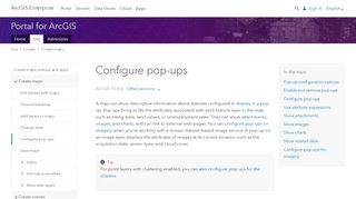 
                            8. Configure pop-ups—Portal for ArcGIS | ArcGIS Enterprise