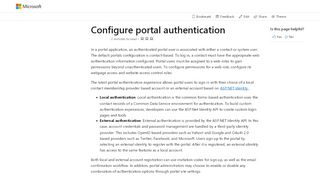 
                            3. Configure portal authentication in Dynamics 365 for Customer ...