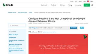 
                            1. Configure Postfix to Send Mail Using Gmail and Google Apps on ...
