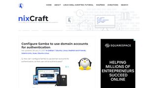 
                            7. Configure Samba to use domain accounts for authentication - nixCraft