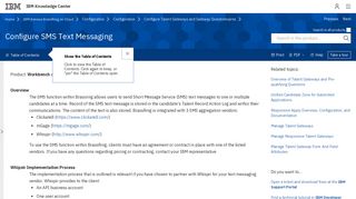 
                            11. Configure SMS Text Messaging - IBM
