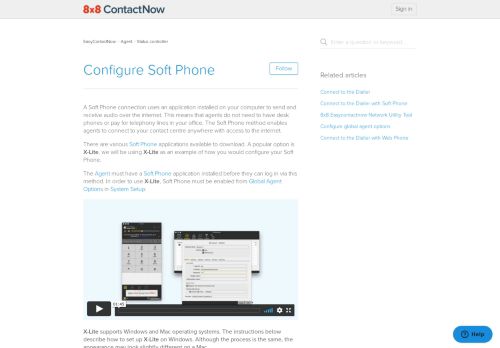 
                            9. Configure Soft Phone – EasyContactNow