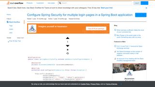 
                            7. Configure Spring Security for multiple login pages in a Spring ...
