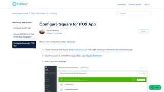 
                            6. Configure Square for POS App – Fundly Support Center