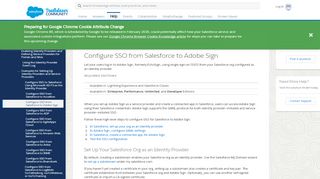 
                            8. Configure SSO from Salesforce to Adobe Sign - Salesforce Help