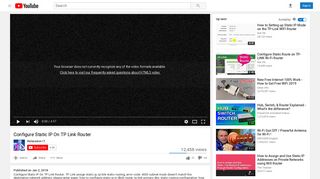 
                            5. Configure Static IP On TP Link Router - YouTube