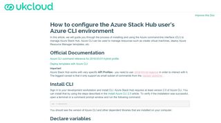 
                            12. Configure the Azure Stack user's Azure CLI environment | Based on ...