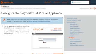 
                            3. Configure the BeyondTrust Virtual Appliance