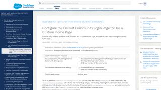 
                            9. Configure the Default Community Login Page to ... - Salesforce Help