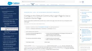 
                            7. Configure the Default Community Login Page to Use ... - Salesforce Help