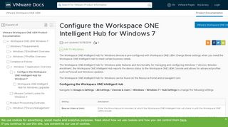 
                            6. Configure the Workspace ONE Intelligent Hub for Windows 7
