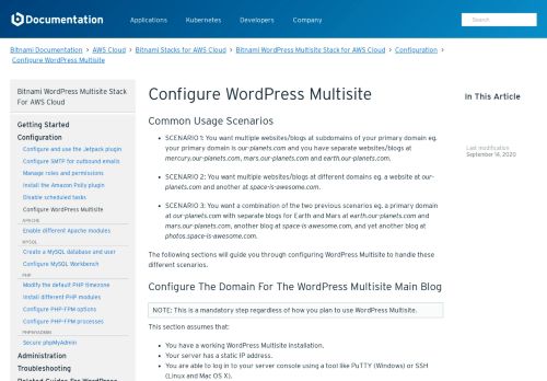 
                            13. Configure WordPress Multisite - Bitnami Documentation