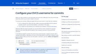 
                            6. Configure your DVCS username for commits - Atlassian Documentation