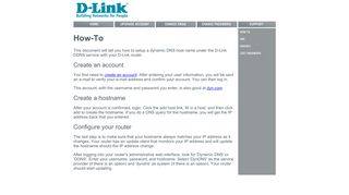 
                            10. Configure your router - D-Link Dynamic DNS