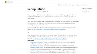 
                            7. Configurer Microsoft Intune | Microsoft Docs
