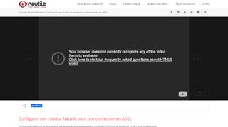 
                            12. Configurer son routeur Nautile pour une connexion en ADSL