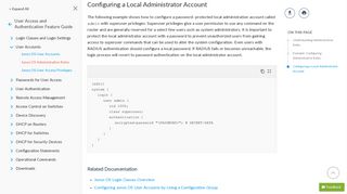 
                            11. Configuring a Local Administrator Account - TechLibrary - Juniper ...