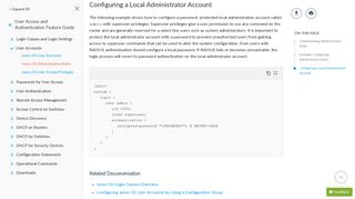 
                            9. Configuring a Local Administrator Account - TechLibrary - Juniper ...