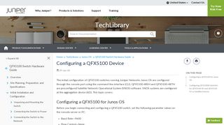 
                            12. Configuring a QFX5100 Device - TechLibrary - Juniper Networks