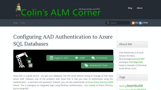 
                            5. Configuring AAD Authentication to Azure SQL Databases