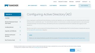 
                            13. Configuring Active Directory (AD) - Rancher Labs