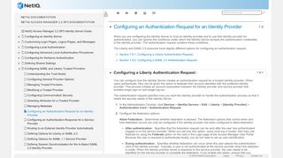 
                            4. Configuring an Authentication Request for an Identity Provider - NetIQ