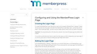 
                            9. Configuring and Using the MemberPress Login Page - MemberPress ...