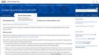 
                            9. Configuring authorization with LDAP - IBM