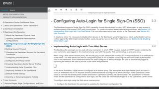 
                            3. Configuring Auto-Login for Single Sign-On (SSO) - Operations Center ...